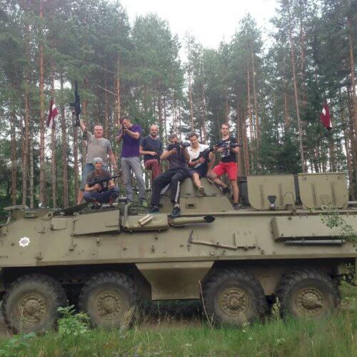 Tank Ride Riga Birthday