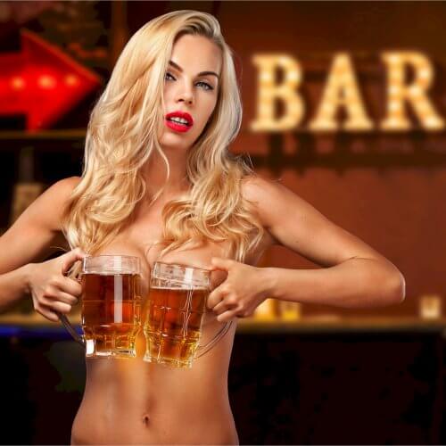 Topless Waitress Valencia Stag