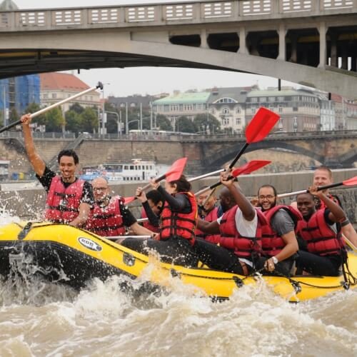 White Water Rafting Prague Hen