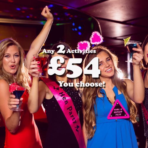 Edinburgh Hen Do Any 2 Activities Package Deal