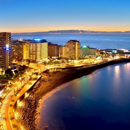 Tenerife Birthday Weekend Package Destination