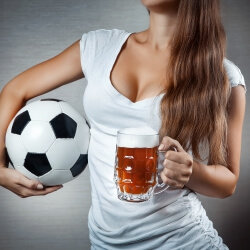 Beer Google Football